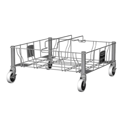 Afbeelding van Rubbermaid Slim Jim dubbele RVS dolly