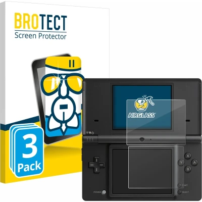 Afbeelding van BROTECT Glas Screen Protector voor Nintendo DSi (3 Stuks) Schermbeschermer [9H Hardheid, Beschermglas Folie niet Gehard Glas]