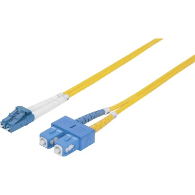 Afbeelding van intellinet 473729 glasvezel kabel &quot;duplex LC/SC (9/125) OS2&quot; 5m geel