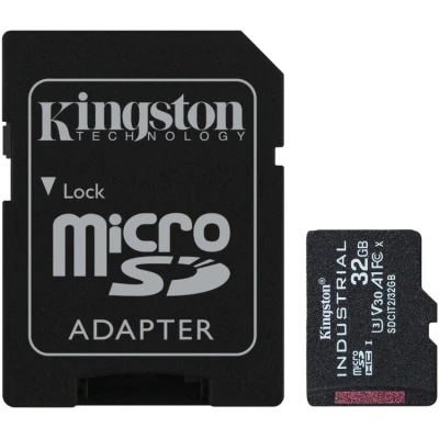 Afbeelding van Kingston Technology Industrial flashgeheugen 32 GB MiniSDHC UHS I Klasse 10