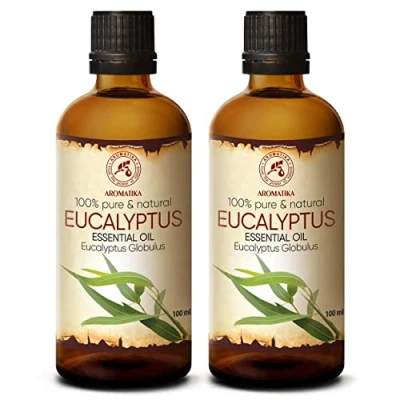 Afbeelding van Eucalyptus Olie Set 2xEtherische 10ml 100% Puur &amp; Natuurlijk Aromatherapie Geurolie Geurverspreider Ontspanning Toevoegen aan Bad Cosmetica Massage Wellness Aroma Lamp Of Elektrische Diffuser