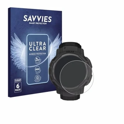 Afbeelding van Savvies Screenprotector voor Garmin Instinct Crossover Solar Folie Beschermfolie transparant (6 Stuks)