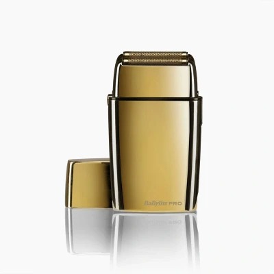 Afbeelding van Babyliss PRO 4Artists Gold Metal Double Foil Shaver Goud Haibu by Kapperskorting.com