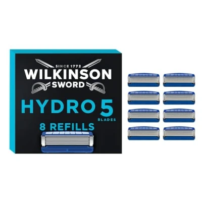 Afbeelding van 10x Wilkinson Men Scheermesjes Hydro 5 Skin Protection 8 stuks
