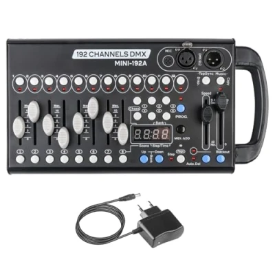 Afbeelding van DMX512 Console 192CH Programmeerbare Podiumverlichting Controller voor DJ&#039;s Bands, Bars, Pubs Clubs, Familiefeest, Bruiloft enz