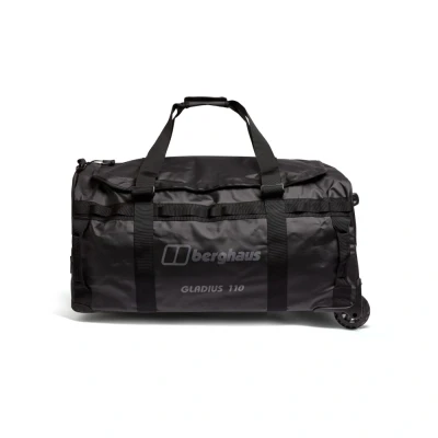 Afbeelding van Berghaus Gladius Wheel, rol duffel met handvat 110 liter zwart