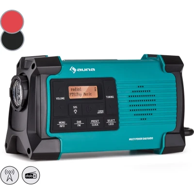 Afbeelding van Patagonia DAB+&#039;outdoor radio DAB/DAB+/FM zwengelfunctie USB SOS alarm waterdicht