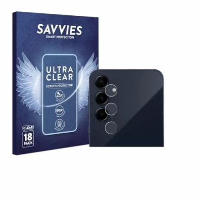 Afbeelding van Savvies Screenprotector voor Samsung Galaxy A55 5G Enterprise Edition (ALLEEN Camera Lens) Folie Beschermfolie transparant (18 Stuks)