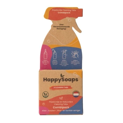 Afbeelding van HappySoaps Cleaning Tabs Combipack 32GR