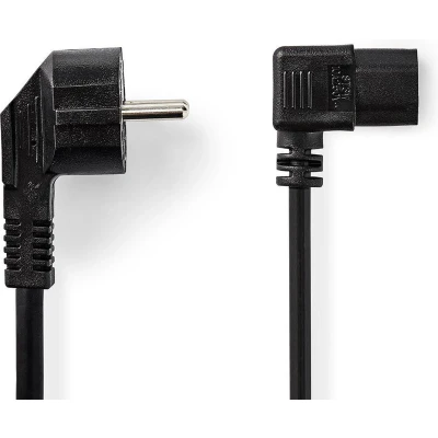 Afbeelding van C13 kabel Nedis 3 meter (Haaks, Links)