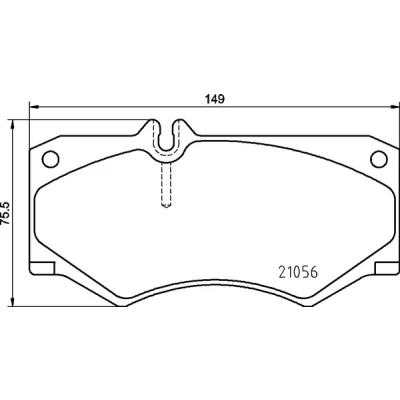 Afbeelding van Brembo Remblokset P 50 134