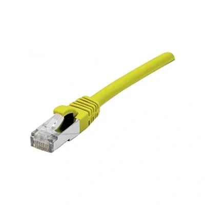 Afbeelding van Connect 0.50 m Koperen RJ45 Cat.6a S/FTP LSZH Snagless Patchkabel Geel