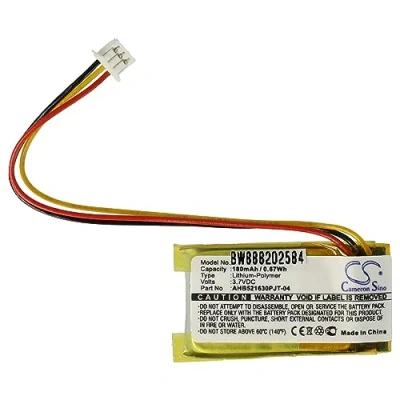 Afbeelding van vhbw Reserveaccu voor Logitech 533 00069, 000151, AHB521630, AHB521630PJT 04 draadloze muis (180 mAh, 3,7 V, Li polymeer)