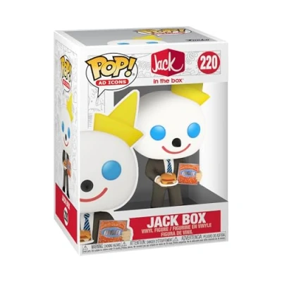 Afbeelding van Funko POP! Ad Icon: Jack Box In the Verzamelbaar Vinyl Figuur Cadeau Idee Officiële Merchandise Icons Fans Modelfiguur voor Verzamelaars