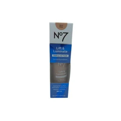 Afbeelding van No7 Lift &amp; Luminate Triple Action Serum Foundation Warm Beige