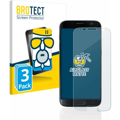 Afbeelding van BROTECT Screenprotector voor Samsung Galaxy S7 Folie Beschermfolie Beschermglas matte (3 Stuks)