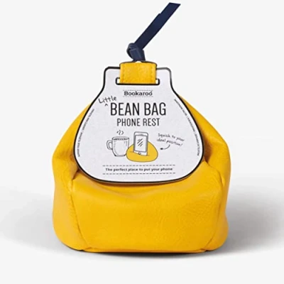 Afbeelding van IF Bookaroo Little Bean Bag Telefoon Rest Geel 42648
