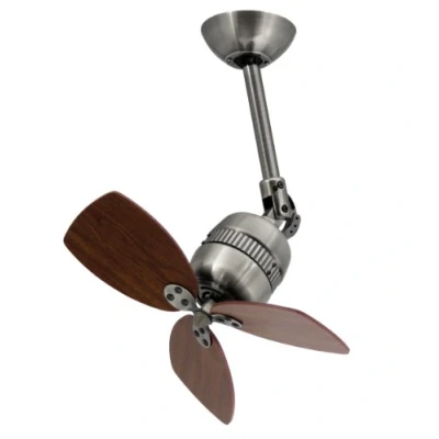 Afbeelding van Innovatieve FN11156 plafondventilator Toledo, behuizingskleur tin antiek, vleugelkleur walnoot