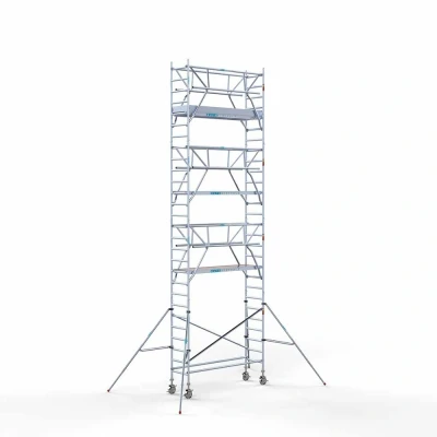 Afbeelding van Rolsteiger 0.75x2.50x9.20m lichtgewicht platformen incl. dubbele voorloopleuningen