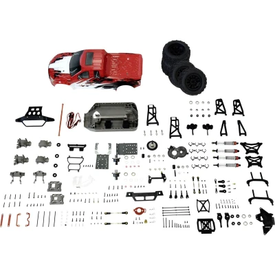 Afbeelding van Reely New1 1:10 RC auto Elektro Monstertruck 4WD Bouwpakket