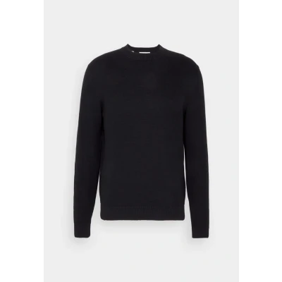 Afbeelding van Selected Homme LS Structure CREW NECK NOOS Trui, Heren, Maat: Medium, Black