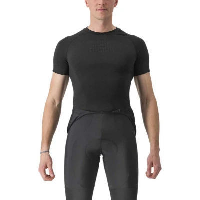 Afbeelding van CASTELLI Core Seamless Base Layer SS T shirt voor heren, Zwart, XXL