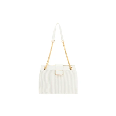 Afbeelding van faina Shoulder Handtas, Dames, Maat: One Size, White