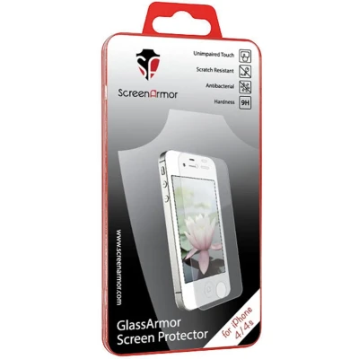 Afbeelding van GO SOLID! iPhone 4/4S screenprotector gehard glas