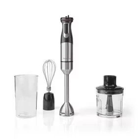 Afbeelding van Staafmixer set Nedis (800W, Turbofunctie, Hakmolen, Garde, Beker)
