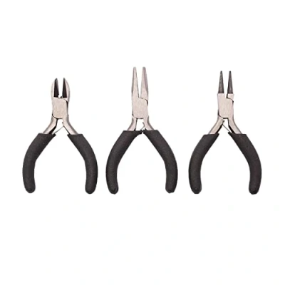 Afbeelding van Vaessen Creative Tang Basis sieradentangen set 7,5cm 3st