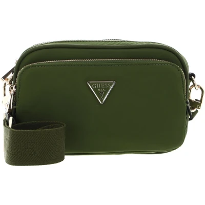 Afbeelding van GUESS Schoudertas Eco Gemma Mini Crossbody Camera Bag Olive Olijfgroen