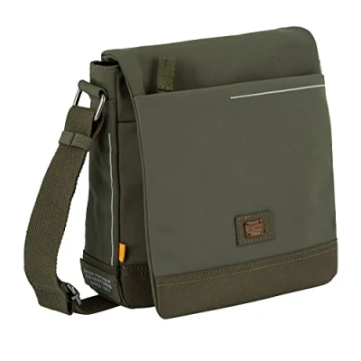 Afbeelding van Camel Active City Flap Bag M Top Zip khaki Schoudertas