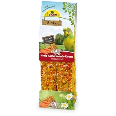 Afbeelding van JR FARM Birdys Wol Honing oesterschaal wortel 130 g