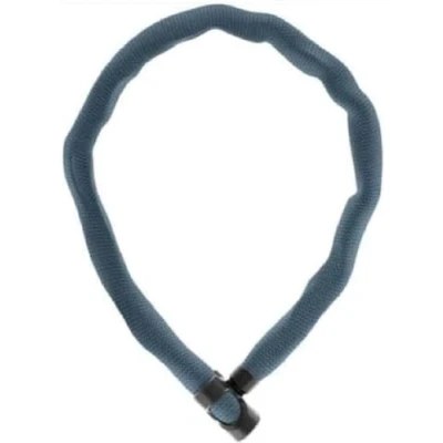 Afbeelding van ABUS kettingslot IVERA Chain 7210 Fietsslot met zeer flexibele IvyTex kunstvezelcoating veiligheidsniveau 8 110 cm Kleur: Metal Blue