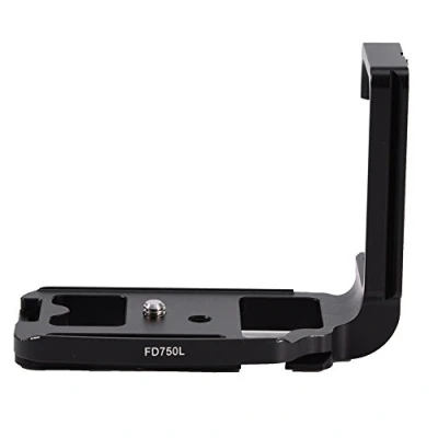 Afbeelding van Elerose Quick Release L Bracket Plate, aluminiumlegering verticale plaat houder greep voor Nikon D750 camera