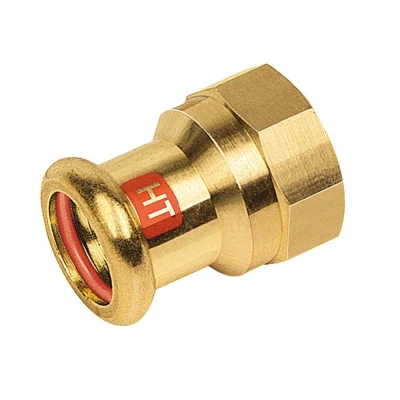 Afbeelding van Bonfix Perskoppeling Koper Solar Schroefbus 1 1/2&quot;x54mm