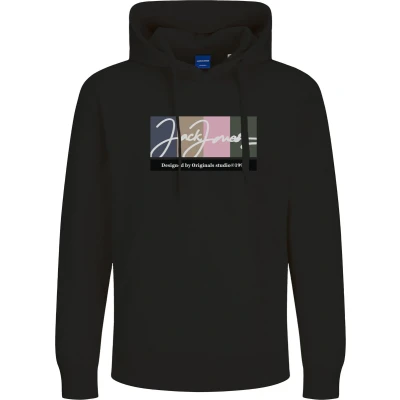 Afbeelding van JACK&amp;JONES PLUS JORPORTLAND BLOCK BRANDING SWEAT PLS Heren Trui Maat EU3XL US1XL