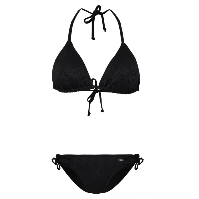 Afbeelding van Buffalo Triangle SET Bikini, Dames, Maat: 36xC/D, Black