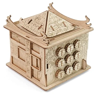 Afbeelding van ESC WELT House of Dragon Raadselbox De Escape Room Ervaring in Handig Formaat Brain Teaser Puzzels Voor Volwassenen En Kinderen Puzzeldozen Met Verborgen Compartiment Puzzelspellen