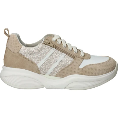 Afbeelding van Xsensible 30070.3 SWX3 Lady Sand Combi Hx Sneakers Maat 37 Beige Schutrups