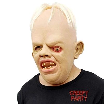 Afbeelding van CreepyParty Halloween kostuum feest enge horror latex Goonies luiaard hoofd masker (The 1980&#039;s)