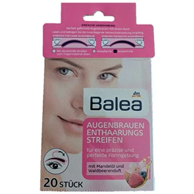 Afbeelding van Balea Wenkbrauwontharingsstrips, 1 x 20 stuks