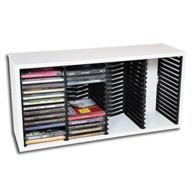 Afbeelding van Cd opbergplank 2e keus wit Protected