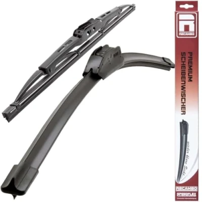 Afbeelding van Recambo Ruitenwisser voor + achter compatibel met Renault Twingo, bouwjaar 1993 2007 (set van 2: 650 mm/300 mm)