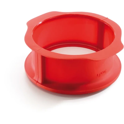Afbeelding van Lékué springvorm met bord rood 15 cm