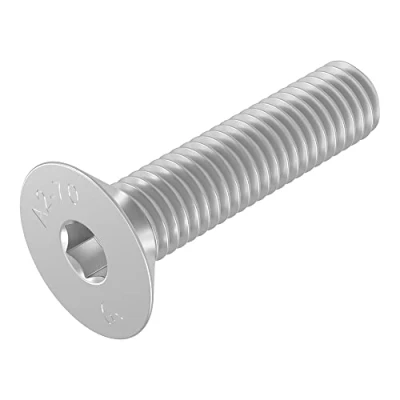 Afbeelding van SECCARO verzonken schroef M6 x 25 mm, roestvrij staal V2A VA A2, DIN 7991 / ISO 10642, binnenzeskant, 20 stuks