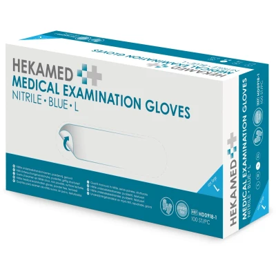 Afbeelding van Hekamed Soft Nitrile Handschoenen Large 100 stuks