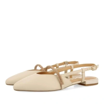 Afbeelding van Gioseppo Godrano Slingback ballerina ́s, Dames, Maat: 40, Off white Schaapsleer