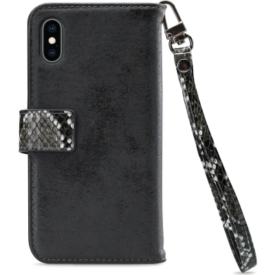 Afbeelding van Mobilize 2in1 Gelly Zipper Case Apple iPhone Xs Max Black/Snake