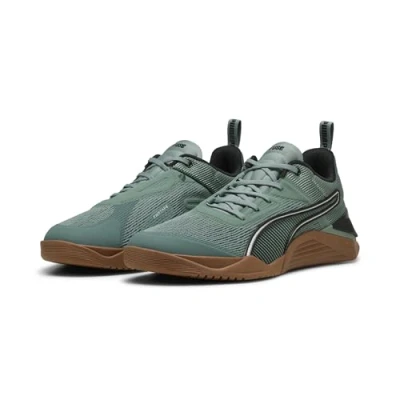 Afbeelding van Puma FUSE 3.0 Trainingsschoen, Heren, Maat: 42, Green moon/black Textiel/ synthetisch